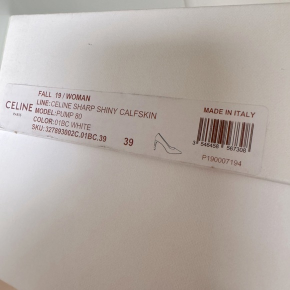 Celine Sharp Shiny Pump 80mm - Picture 11 of 12